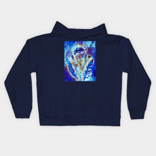 Botanical mixed media Kids Hoodie